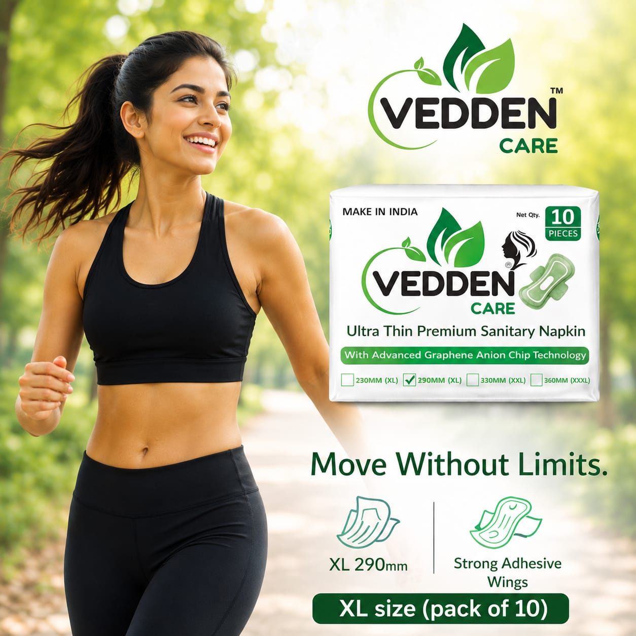 Vedden Care Premium Sanitary Pads - Slide 3